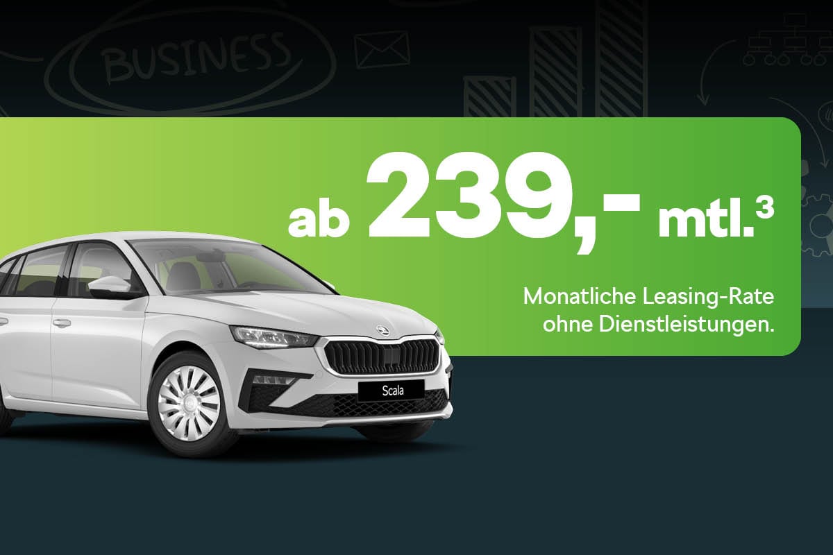 ŠKODA SCALA Privatleasing bei Autodienst Jahnsmüller